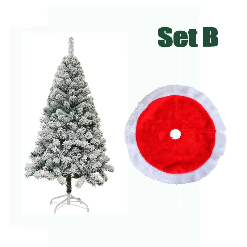 Christmas Tree PVC Artificial Snow Christmas Tree Cedar Christmas Tree Mall Window Decoration Tree Christmas Decoration Supplies